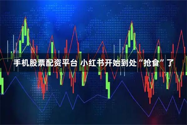 手机股票配资平台 小红书开始到处“抢食”了